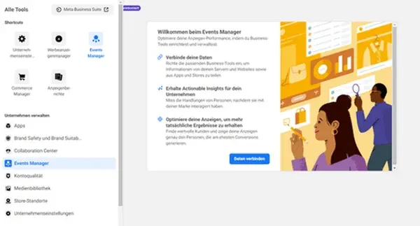 Events Manager von Facebook