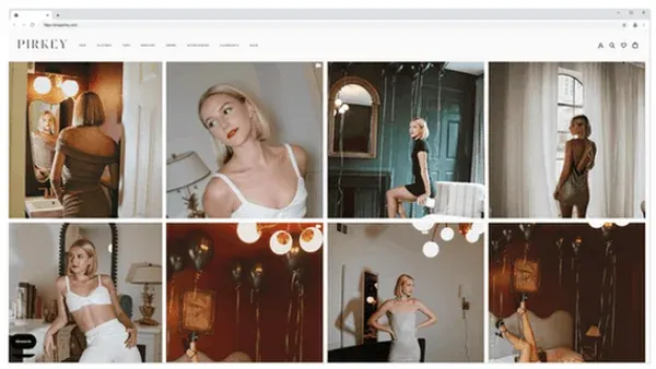 Instagram Galerie auf Shopify von Pirkey