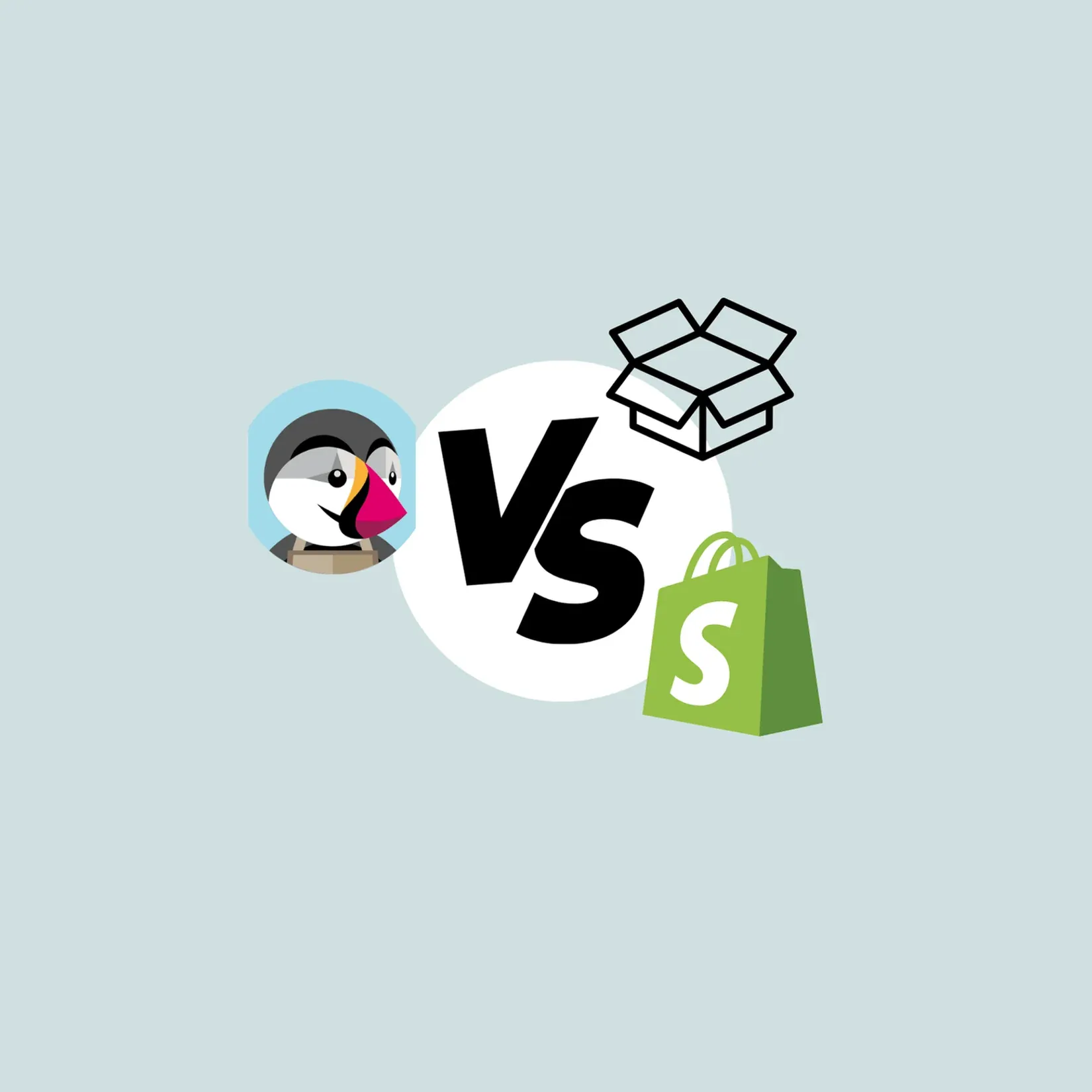 grafik logo prestashop vs shopify