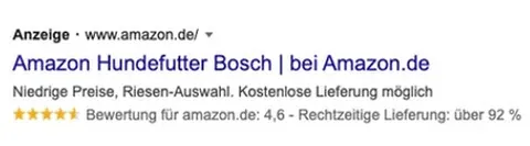 SEA Beispiel-Anzeige