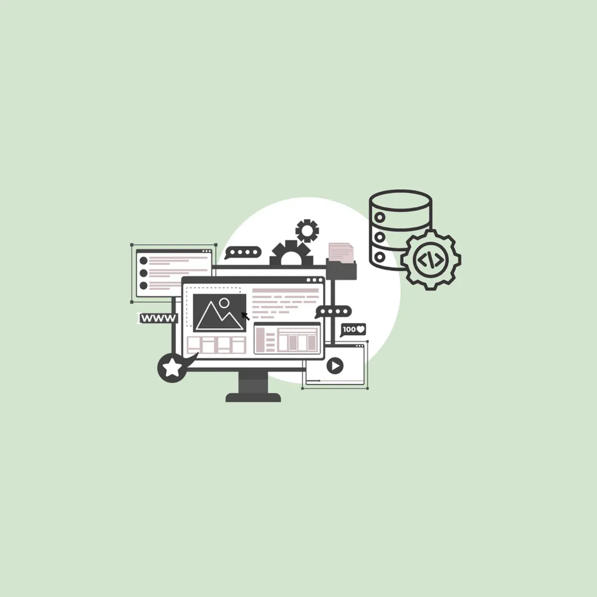 Headless E-Commerce: Getrennter Frontend-Monitor und Backend-Datenbank