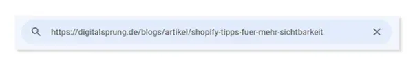 Suchfunktion bei der Google Search Console
