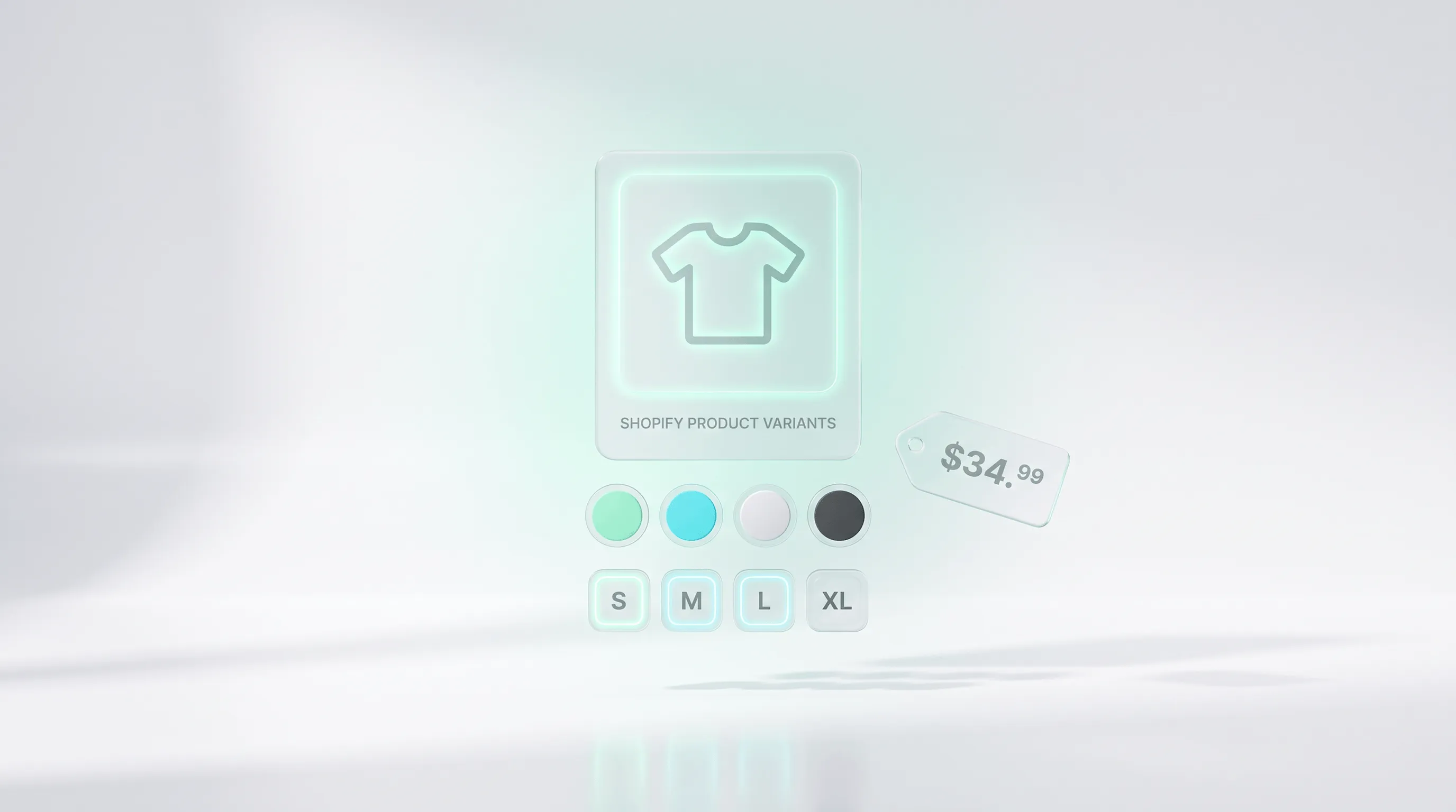 Shopify Varianten einrichten: Produktseite mit Größen- und Farbauswahl im Onlineshop