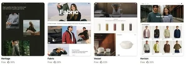 shopify screenshot themes