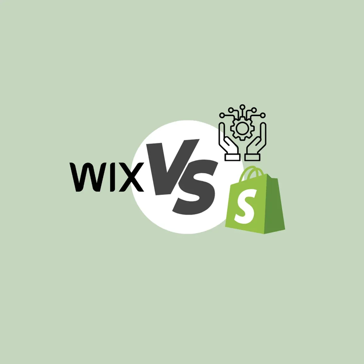 grafik wix vs. shopify