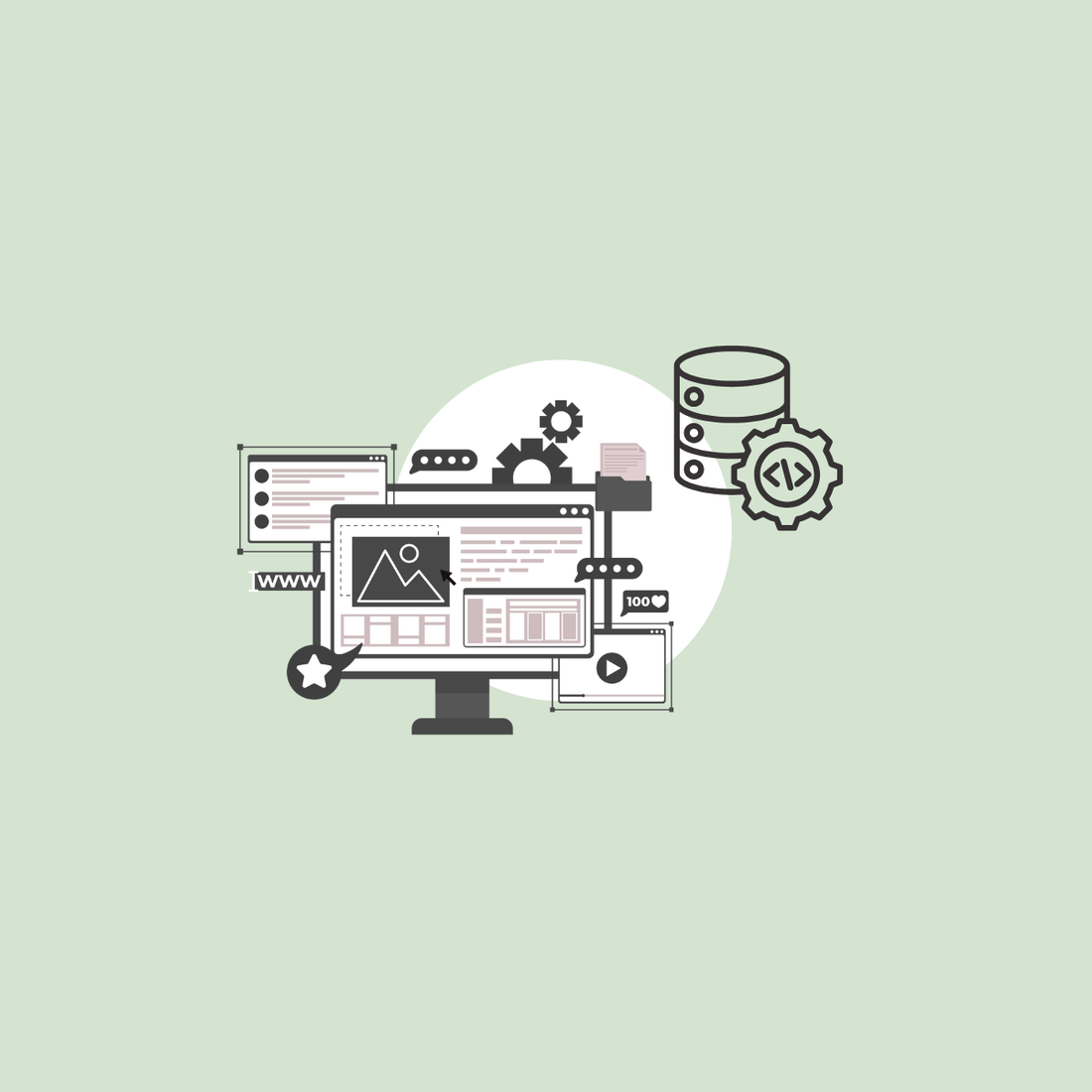 Headless E-Commerce: Getrennter Frontend-Monitor und Backend-Datenbank