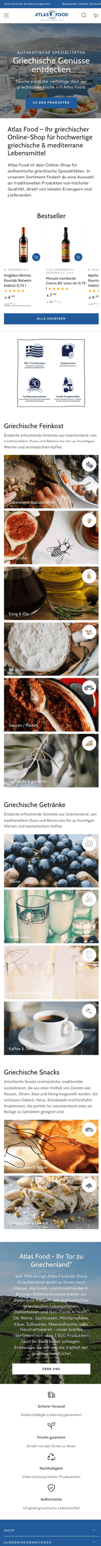 Atlas Food Startseite