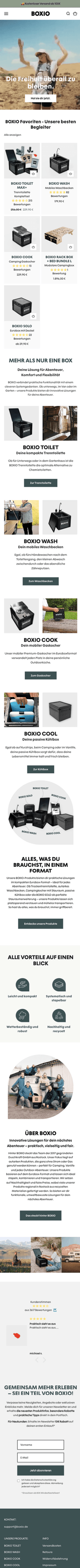 BOXIO Startseite