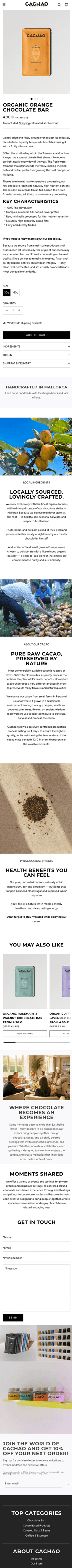 CACHAO Produktdetailseite