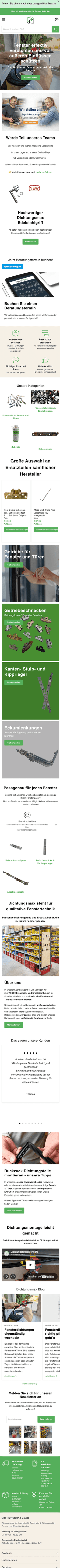 Dichtungsmax Startseite