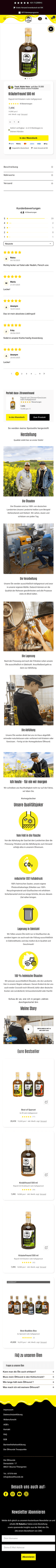 Die Ölfreunde Produktdetailseite
