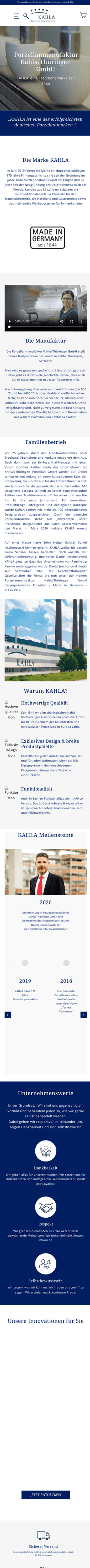 Kahla Über uns