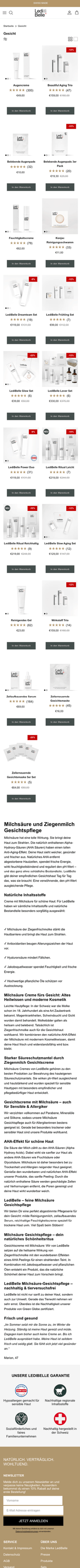 LediBelle Kategorieseite