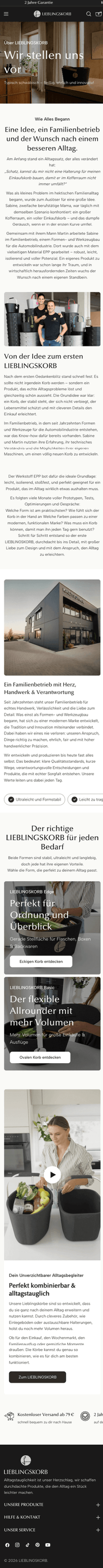 LIEBLINGSKORB Über uns