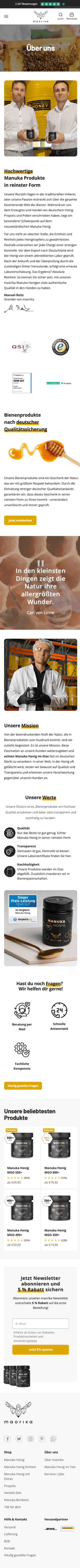 Maorika Markenstory