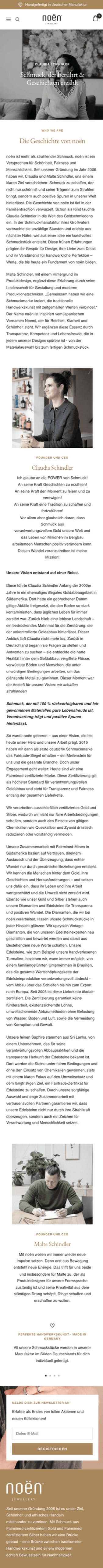 noën Jewellery Über uns