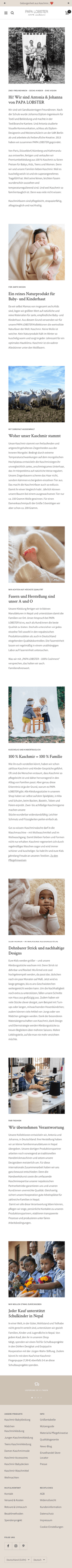 PAPA LOBSTER Markenwelt
