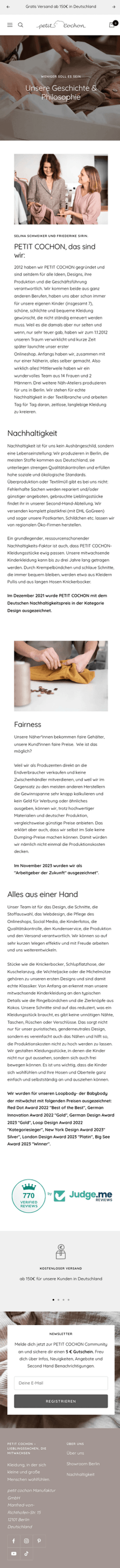 PETIT COCHON Markenwelt