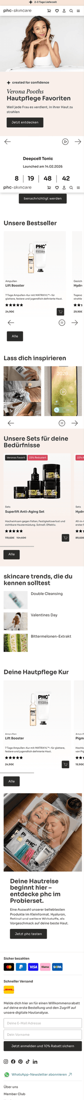 phc skincare Startseite