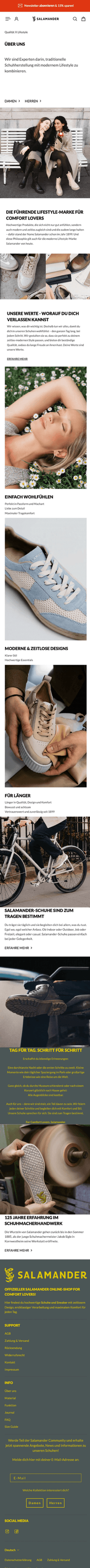 Salamander Über uns