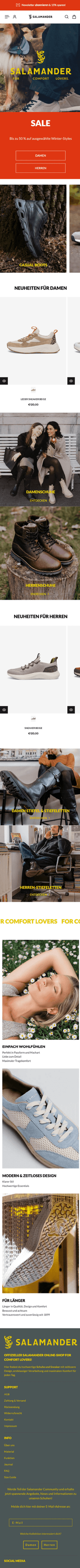 Salamander Startseite
