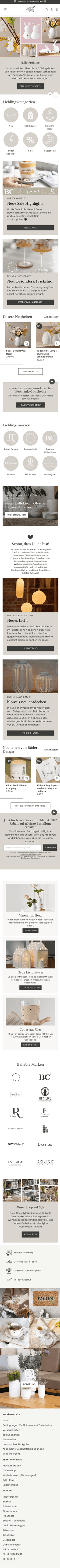 Sylter WohnLust Startseite