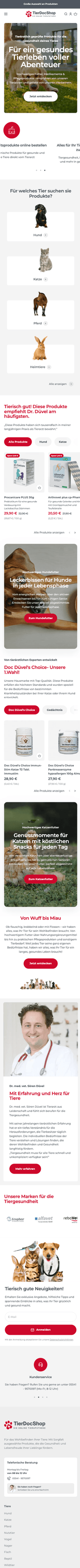 Tierdocshop Startseite