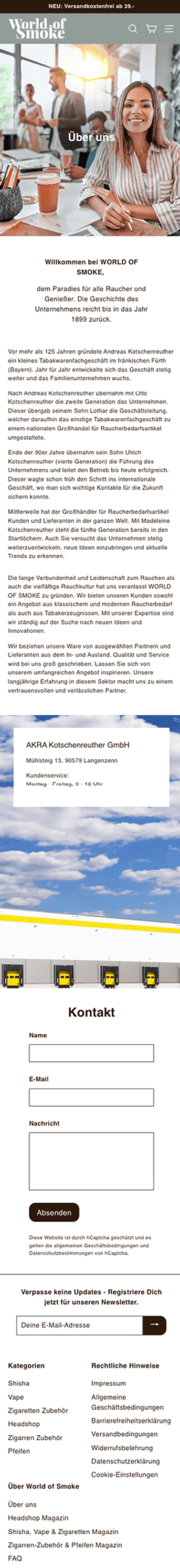 World of Smoke Über uns