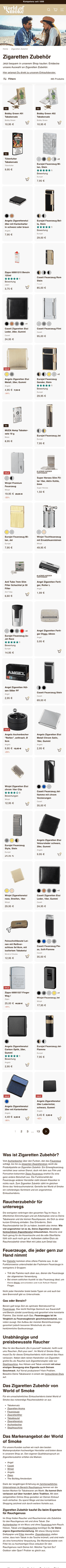 World of Smoke Kategorieseite